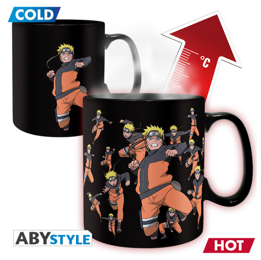 NARUTO SHIPPUDEN - Mug Heat Change - 460 ml - Multiclonage