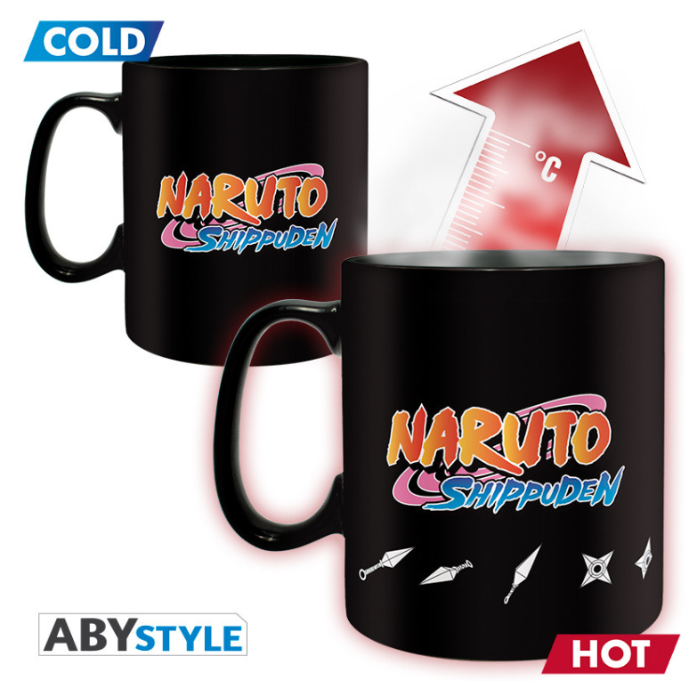 NARUTO SHIPPUDEN - Mug Heat Change - 460 ml - Multiclonage