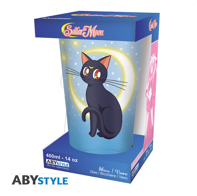 SAILOR MOON - Verre XXL - 400 ml - Luna & Artemis