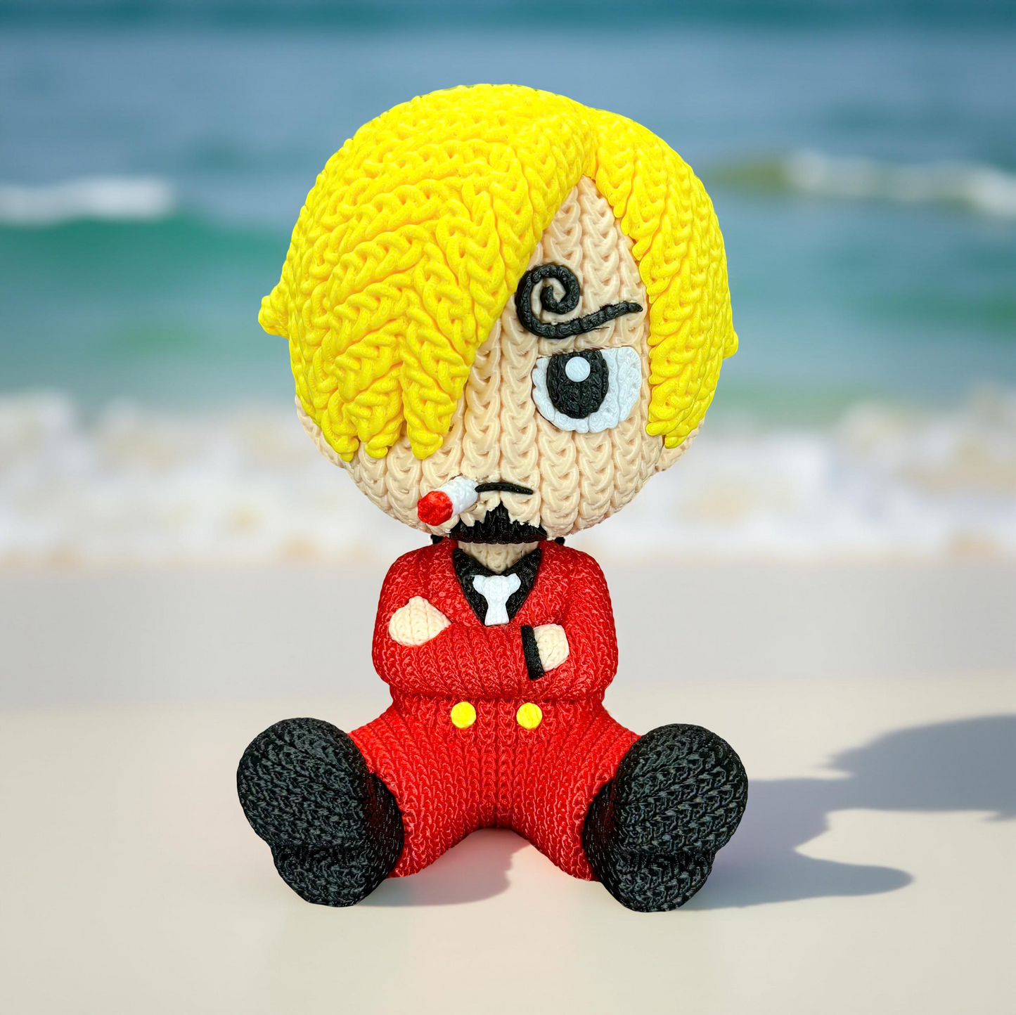Figurine Sanji Crochet / Knitted Sanji