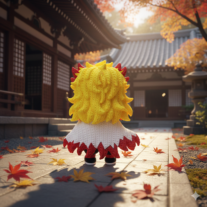 Figurine Rengoku Crochet / Knitted Rengoku