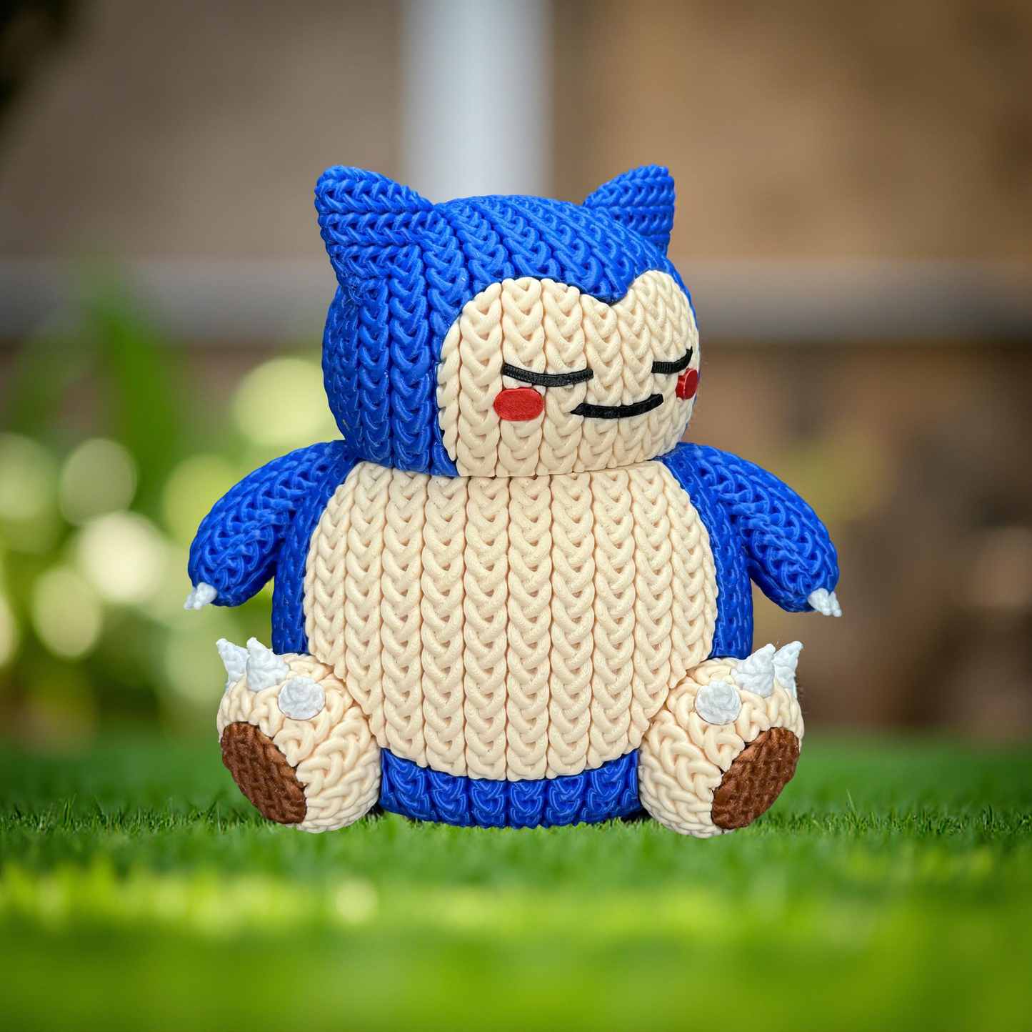 Figurine Ronflex Crochet / Knitted Snorlax