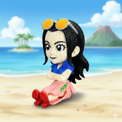 Figurine Nico Robin Crochet / Knitted Nico Robin