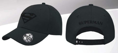 DC COMICS - SUPERMAN - Logo Noir - Casquette de Baseball