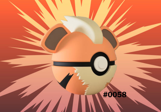 Pokeball Caninos / Growlithe