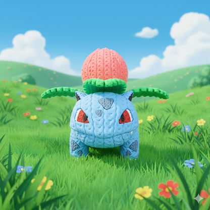 Figurine Herbizarre Crochet / Knitted Ivysaur