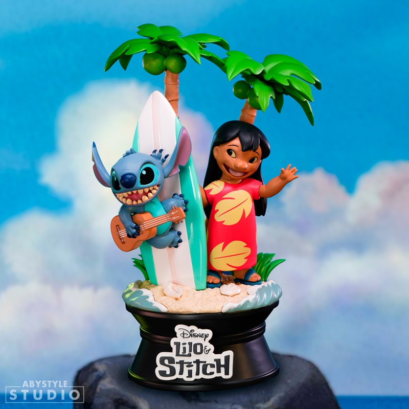 DISNEY - Figurine "Lilo & Stitch surfboard"