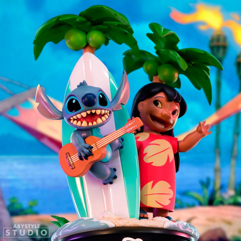 DISNEY - Figurine "Lilo & Stitch surfboard"