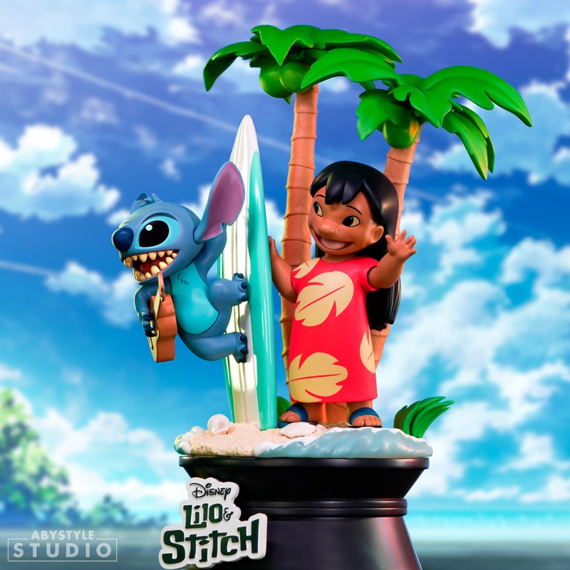 DISNEY - Figurine "Lilo & Stitch surfboard"
