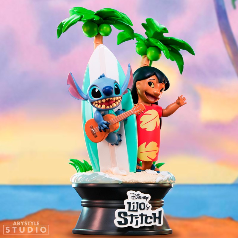 DISNEY - Figurine "Lilo & Stitch surfboard"