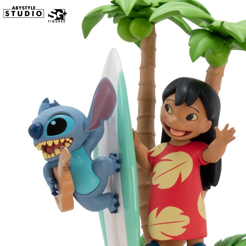 DISNEY - Figurine "Lilo & Stitch surfboard"