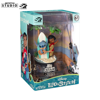DISNEY - Figurine "Lilo & Stitch surfboard"