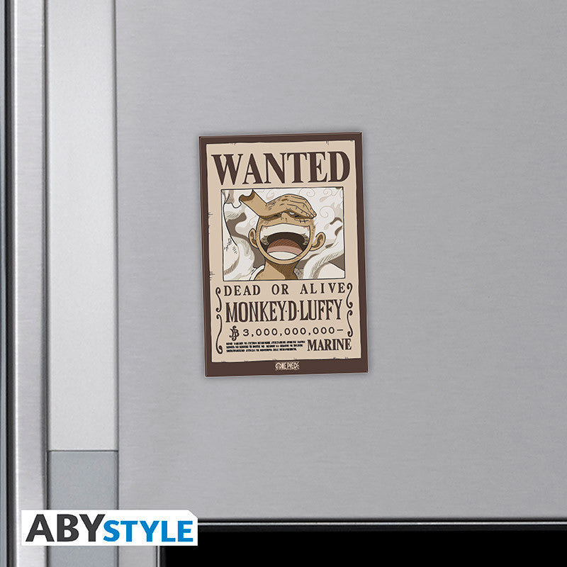 ONE PIECE - Aimant Wanted Luffy