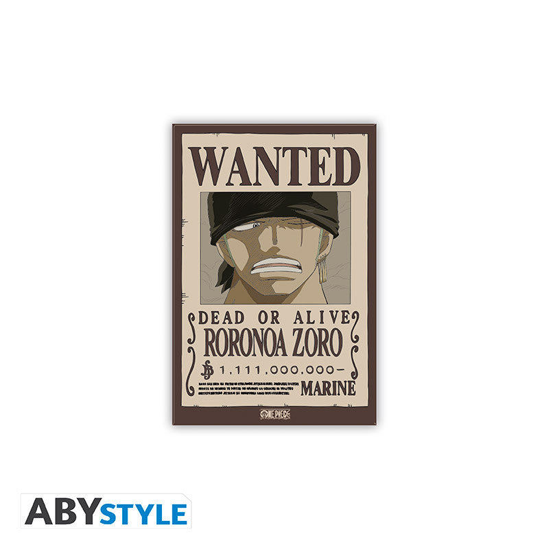 ONE PIECE - Aimant Wanted Zoro