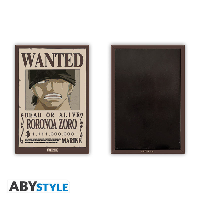 ONE PIECE - Aimant Wanted Zoro