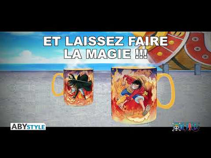 ONE PIECE - Mug Heat Change - 460 ml - Luffy & Sabo